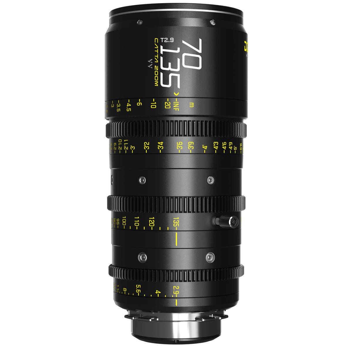 DZOFILM Catta Ace 70-135mm T2.9 Кинообъектив для крепления PL и Canon EF, черный