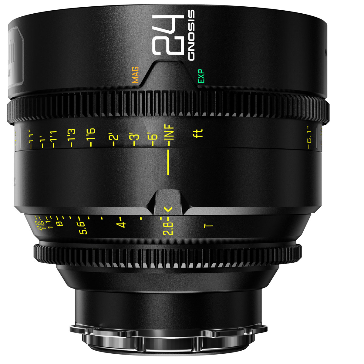 

DZOFILM Gnosis 24mm T2.8 Macro Prime Lens for LPL w/PL & EF Mounts, Feet, Black