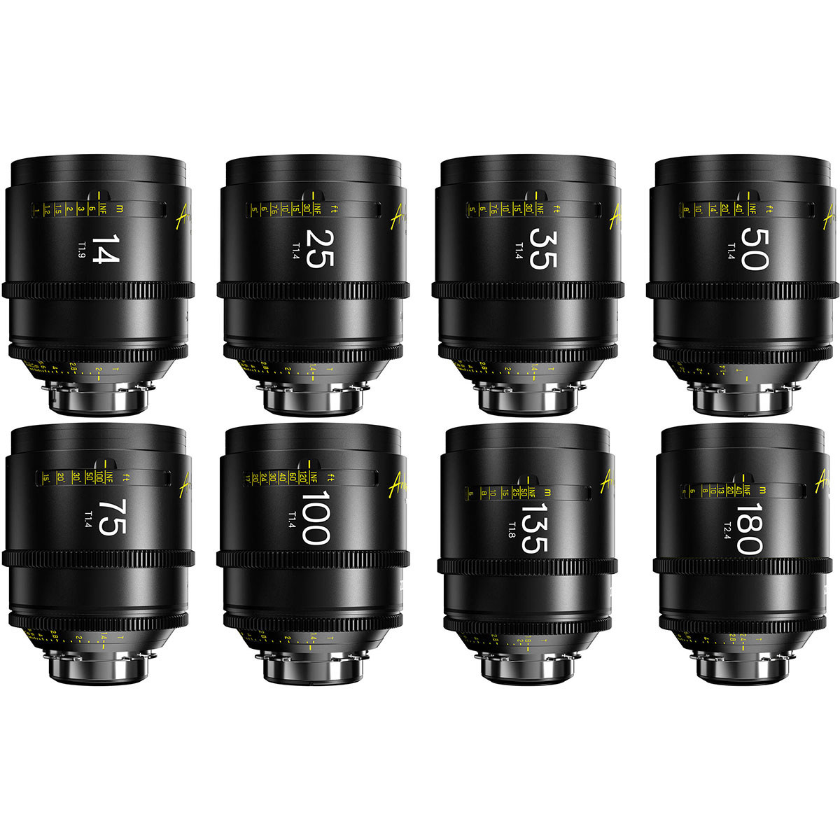 

DZOFILM Arles Prime Cine 8-Lens Kit for PL Mount, Black