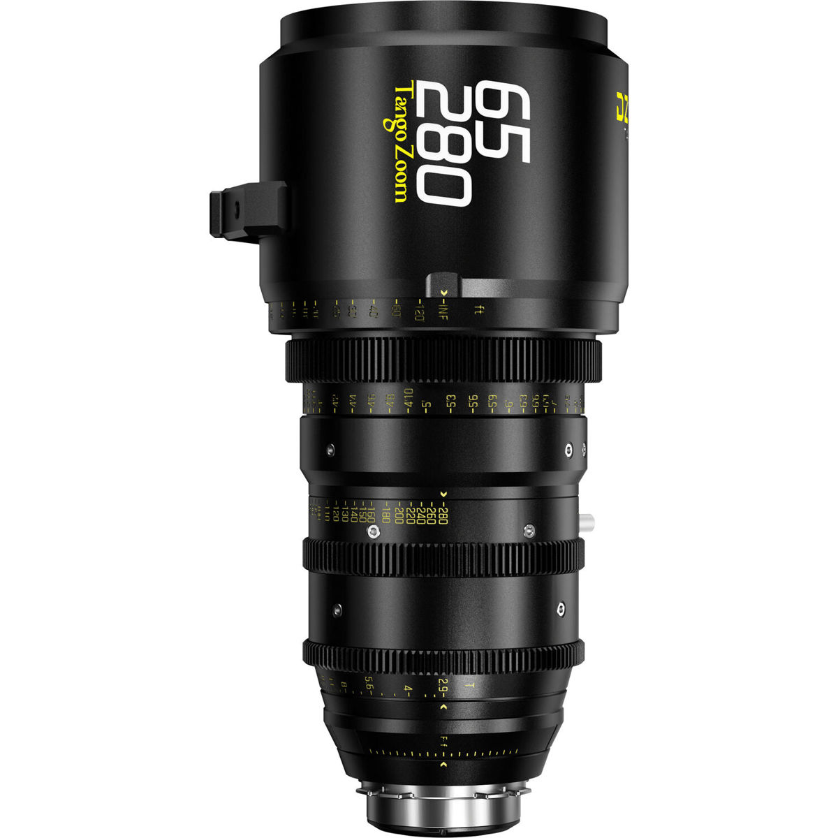 

DZOFILM Tango 65-280mm T2.9-4 S35 Zoom Lens for PL Mount and Canon EF, Black Feet