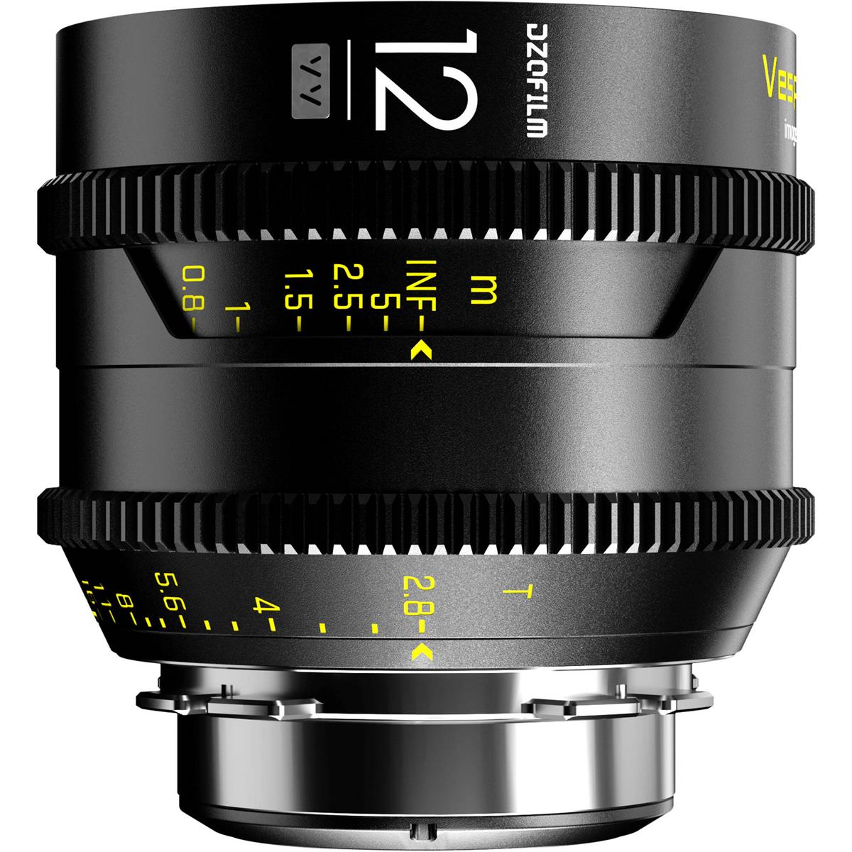 Image of DZOFILM Vespid Prime 12mm T2.8 Cine Lens for PL Mount and Canon EF