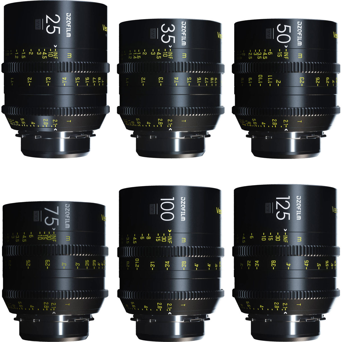 

DZOFILM Vespid Prime Cinema 6-Lens Kit A for PL Mount