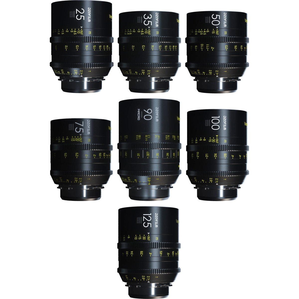 

DZOFILM Vespid Prime Cinema 7-Lens Kit B for PL & EF Mount