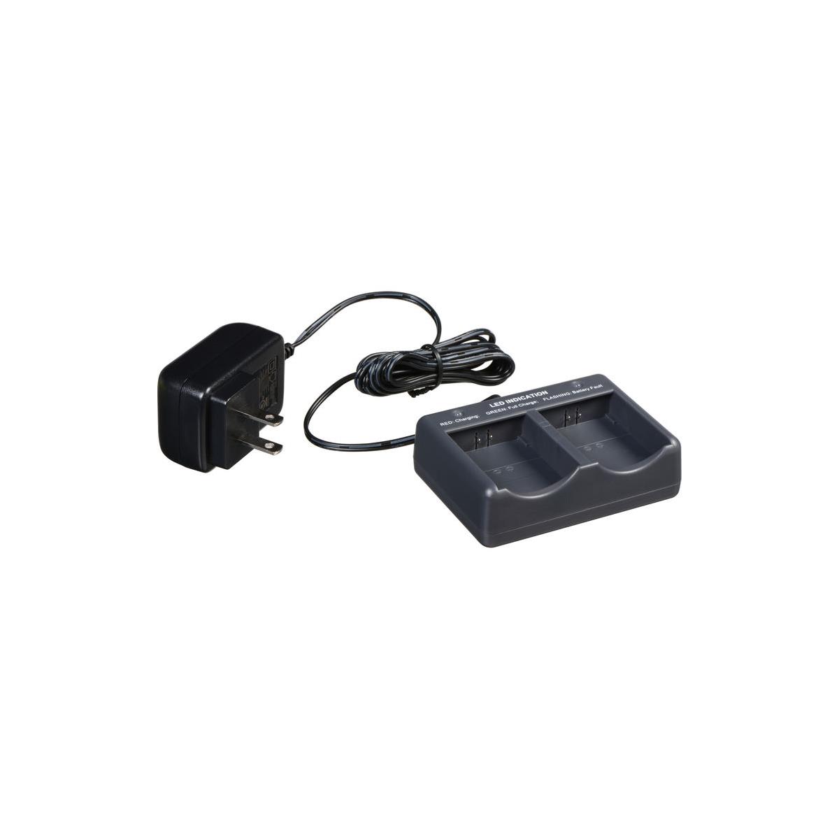 Image of Eartec Multi-Port Charging Base with Adapter for 2x LX600LI Li-ion Batteries