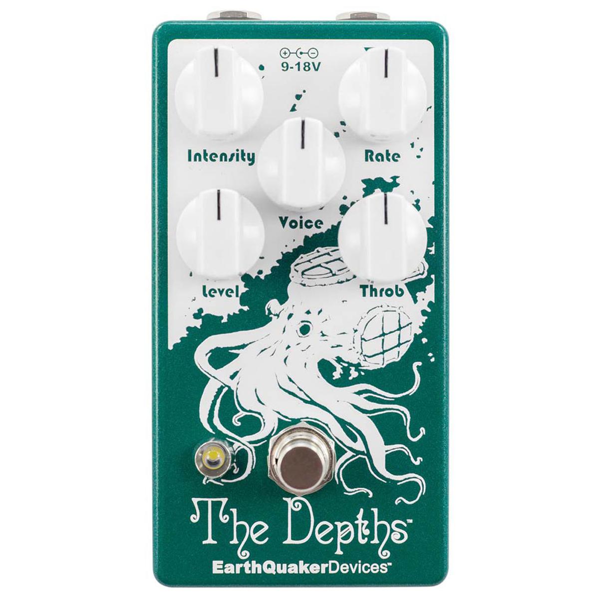 

Earthquaker Devices EarthQuaker Devices The Depths V2 Analog Optical Vibe Machine Pedal