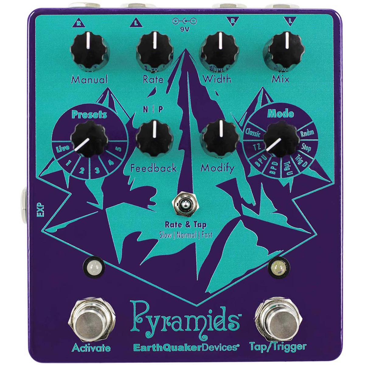 

Earthquaker Devices EarthQuaker Devices Pyramids Stereo Flanging Device Pedal