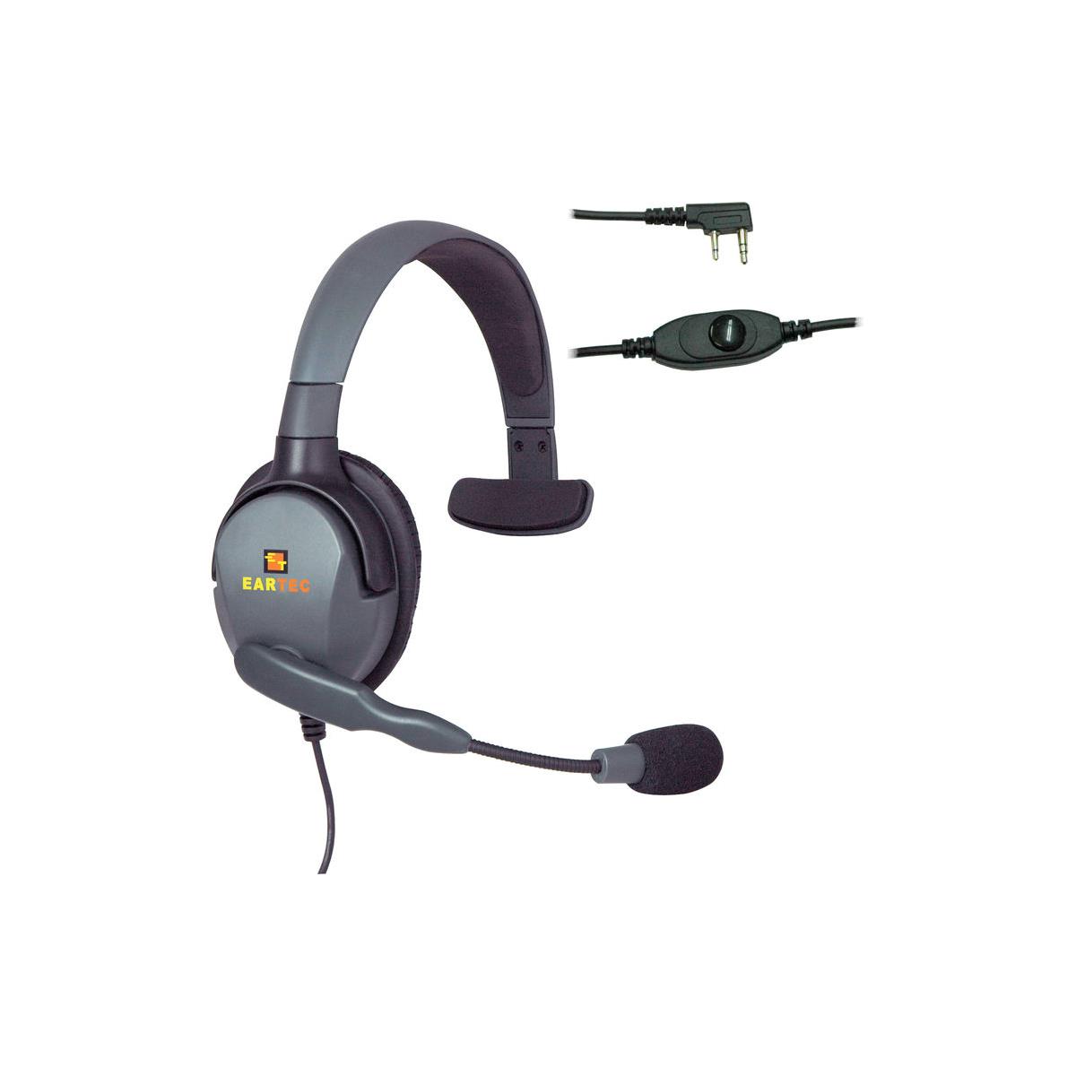 Image of Eartec Max 4G Single-Ear Midweight Inline PTT Headset with Mic for SC-1000 Radio
