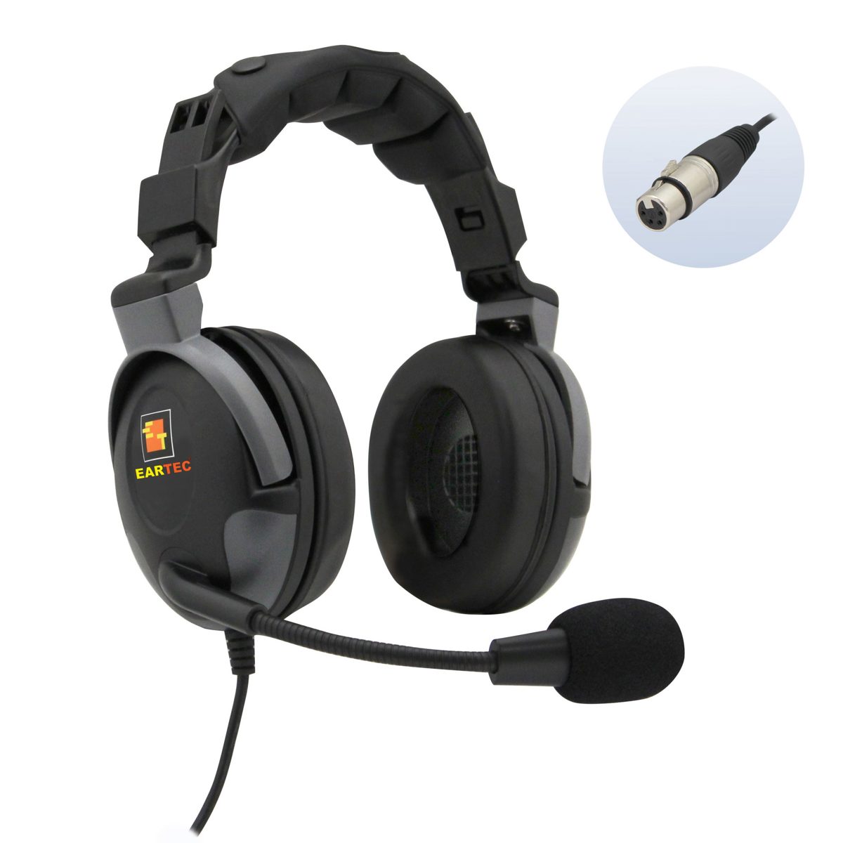 

Eartec ProLine Double-Ear Noise Cancelling Headset w/4-Pin XLR Female Connector