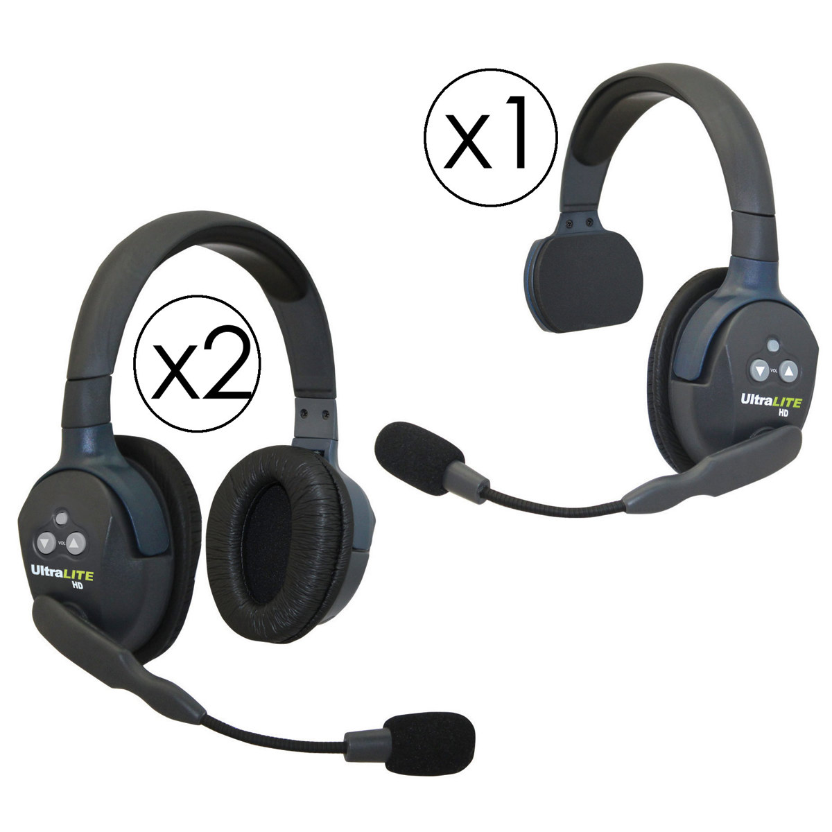 

Eartec UL312 UltraLITE 3-Person System, Single-Ear Headset & 2x Dual-Ear Headset