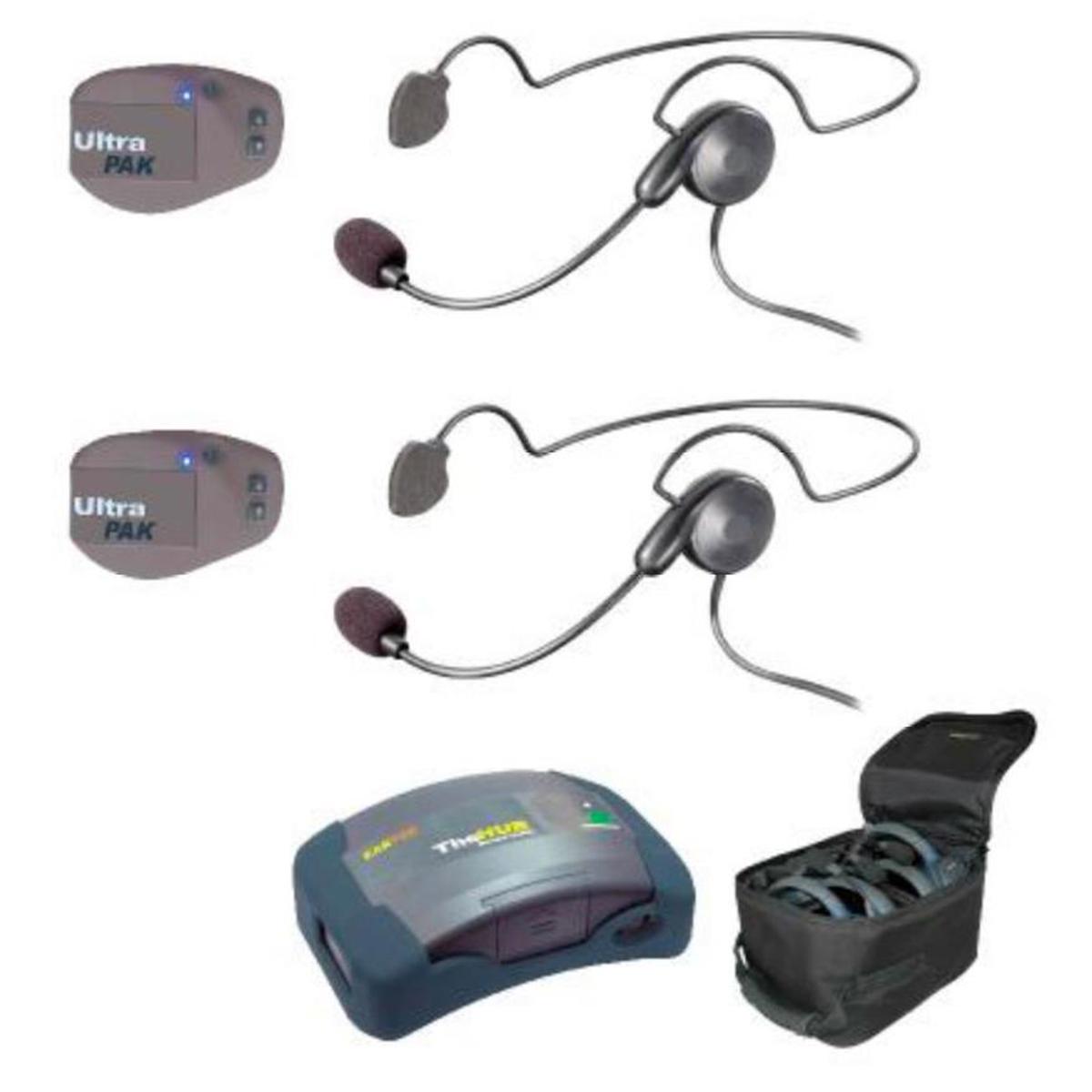 

Eartec UPCYB2 2-Person HUB Intercom System, 2x UltraPAK Beltpack, 2x Cyber
