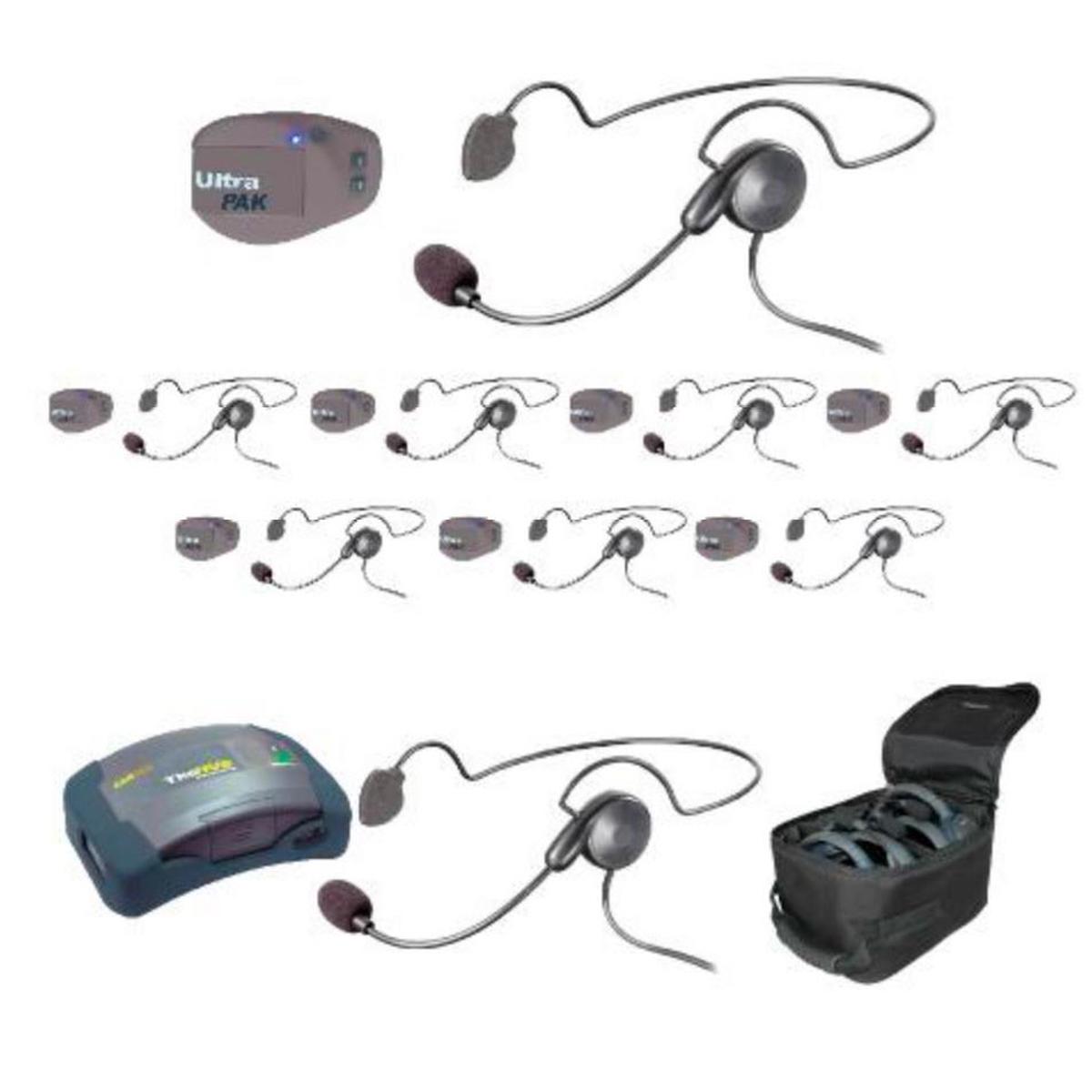 

Eartec UPCYB9 9-Person HUB Intercom System, 8x UltraPAK Beltpack, 9x Cyber