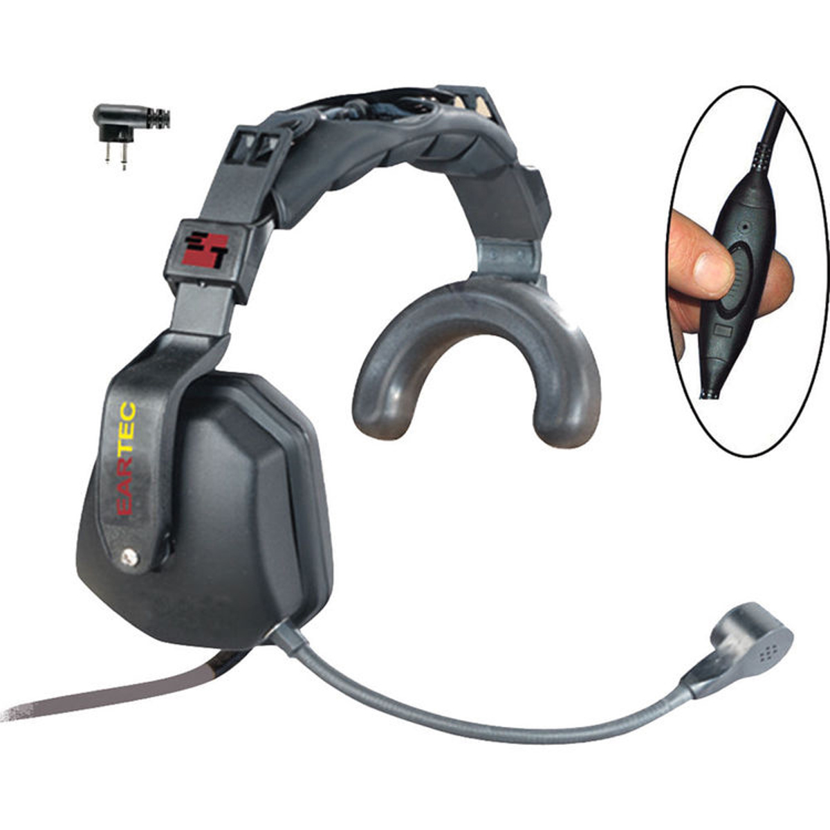 

Eartec Ultra Single-Ear Inline PTT Headset with Mic and Motorola 2-Pin Connector