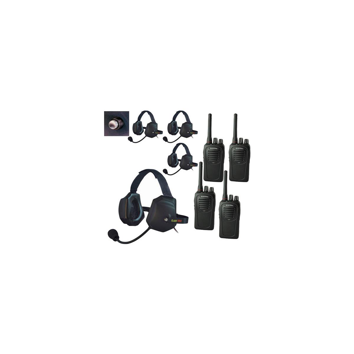 Image of Eartec SC-1000 4-User Two-Way Radio System