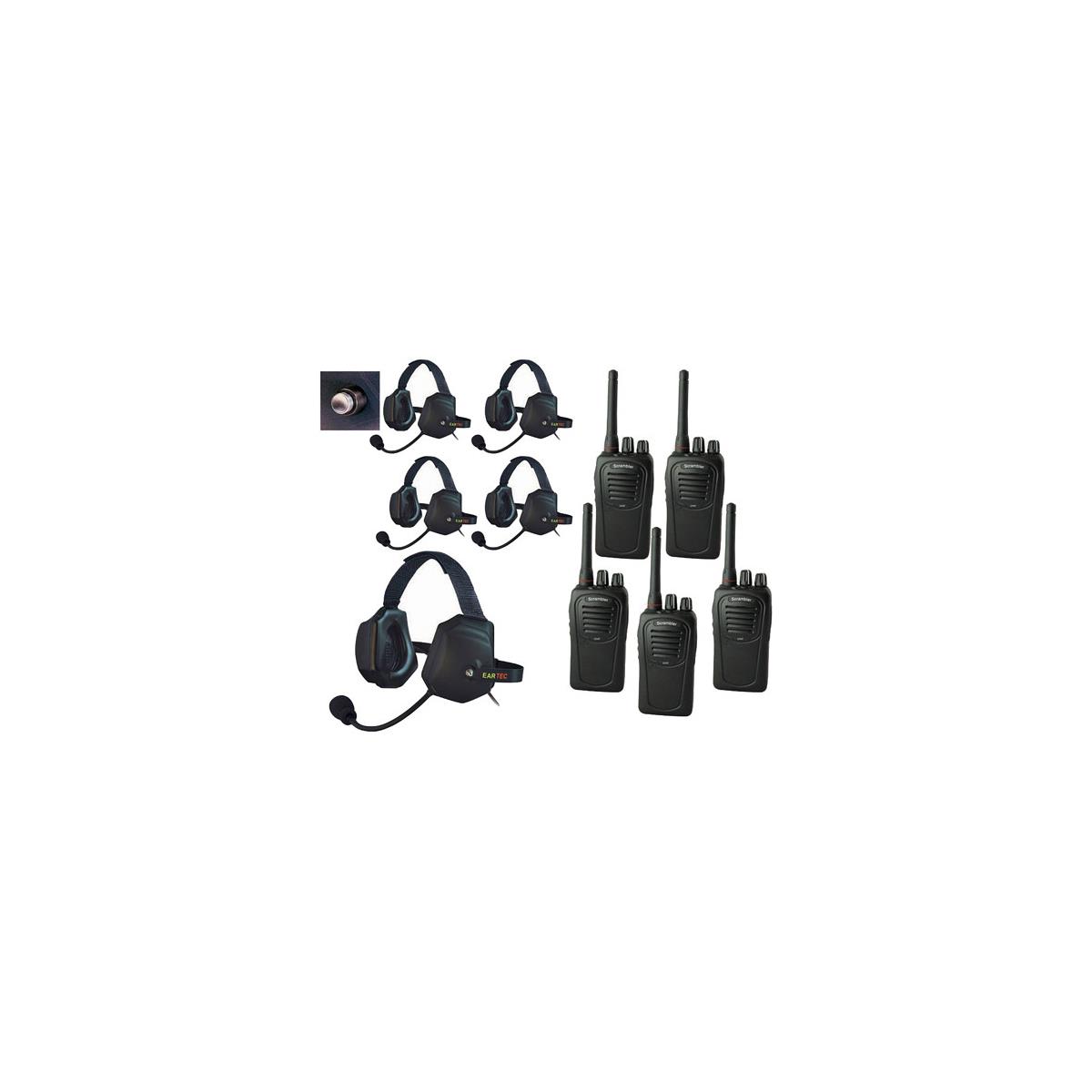 Image of Eartec SC-1000 5-User Two-Way Radio System