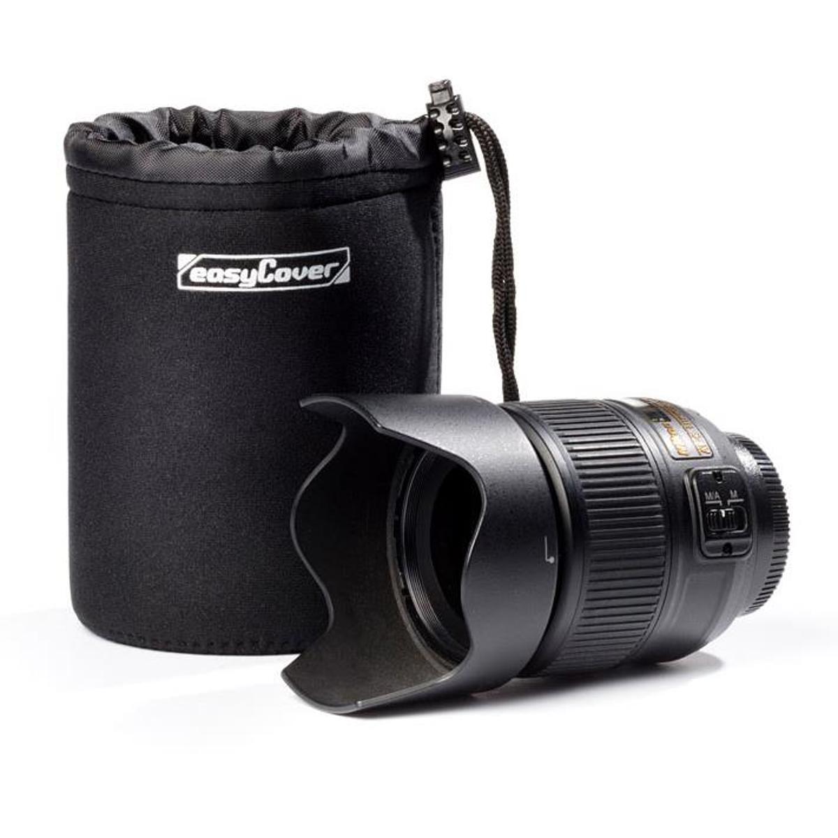 

easyCover 85x130mm (3.46x5.11") Case for Camera Lenses, Black