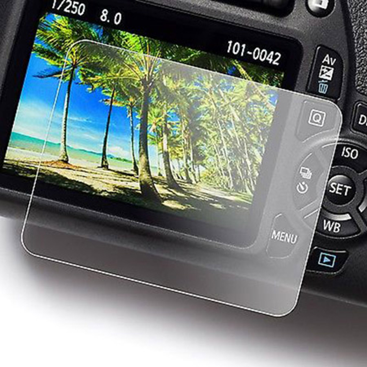 

easyCover 0.3mm Tempered Glass Screen Protector for Nikon D3200/3300/3400Cameras