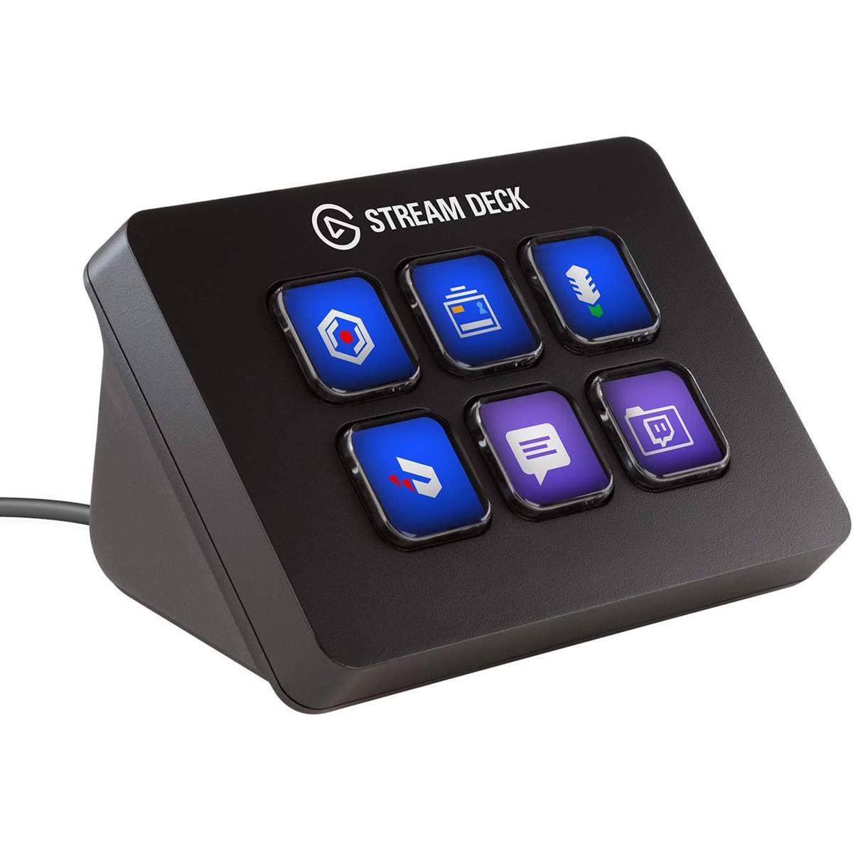 

Elgato Stream Deck Mini Keypad with 6 Customizable LCD Keys