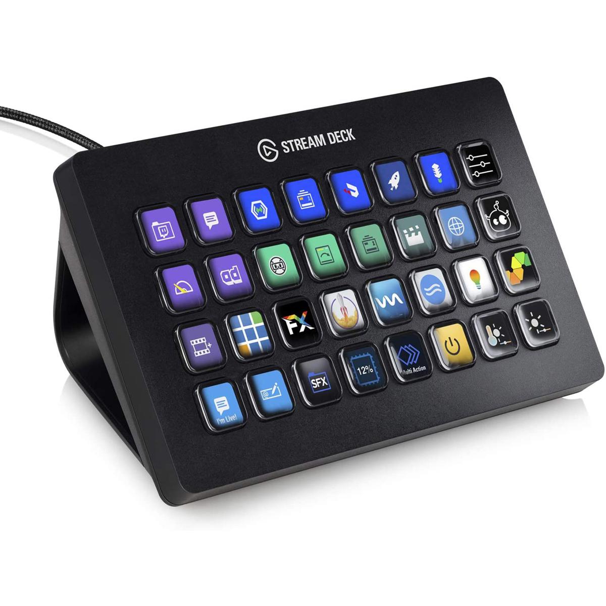 

Elgato Stream Deck XL Keypad with 32 Customizable LCD Keys