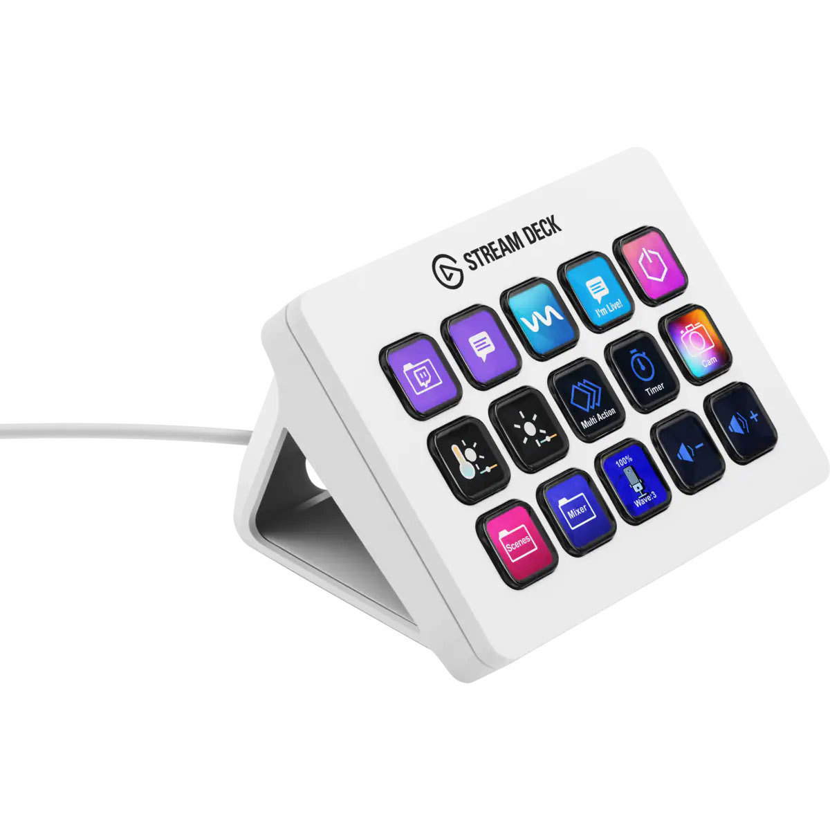 

Elgato Stream Deck MK.2 Keypad with 15 Customizable LCD Keys, White
