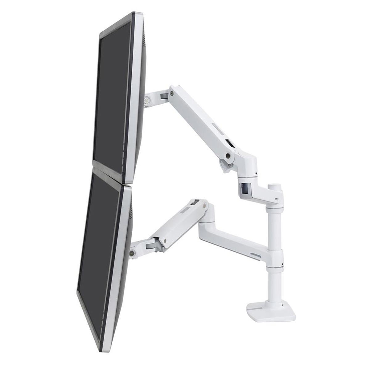 

Ergotron LX Dual Stacking Monitor Arm, White