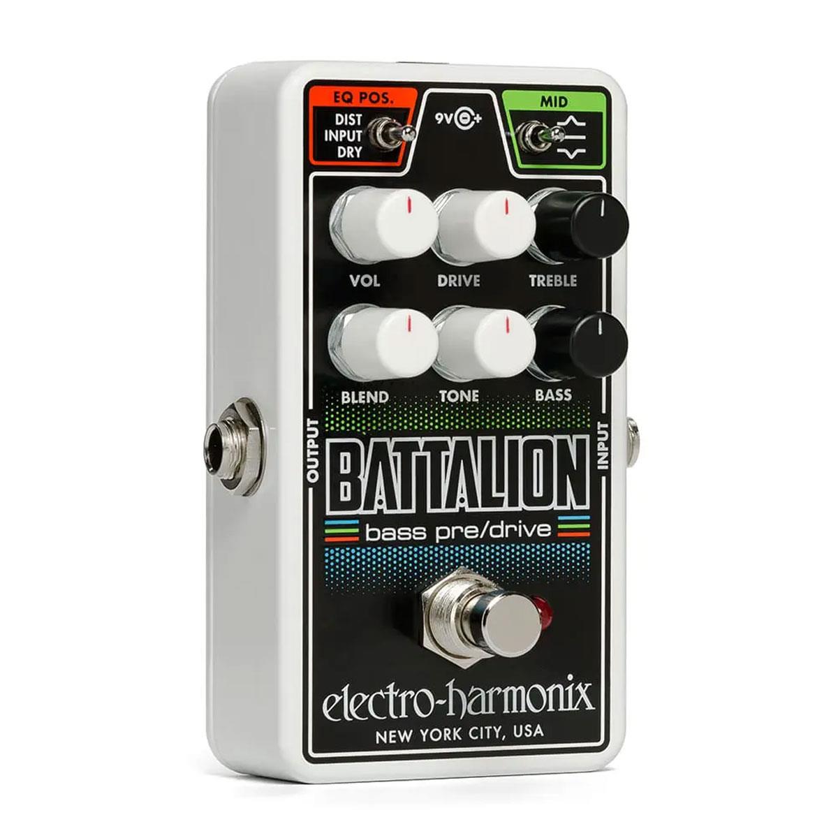 Image of Electro-Harmonix Nano Battalion Bass Preamp and Overdrive Pedal