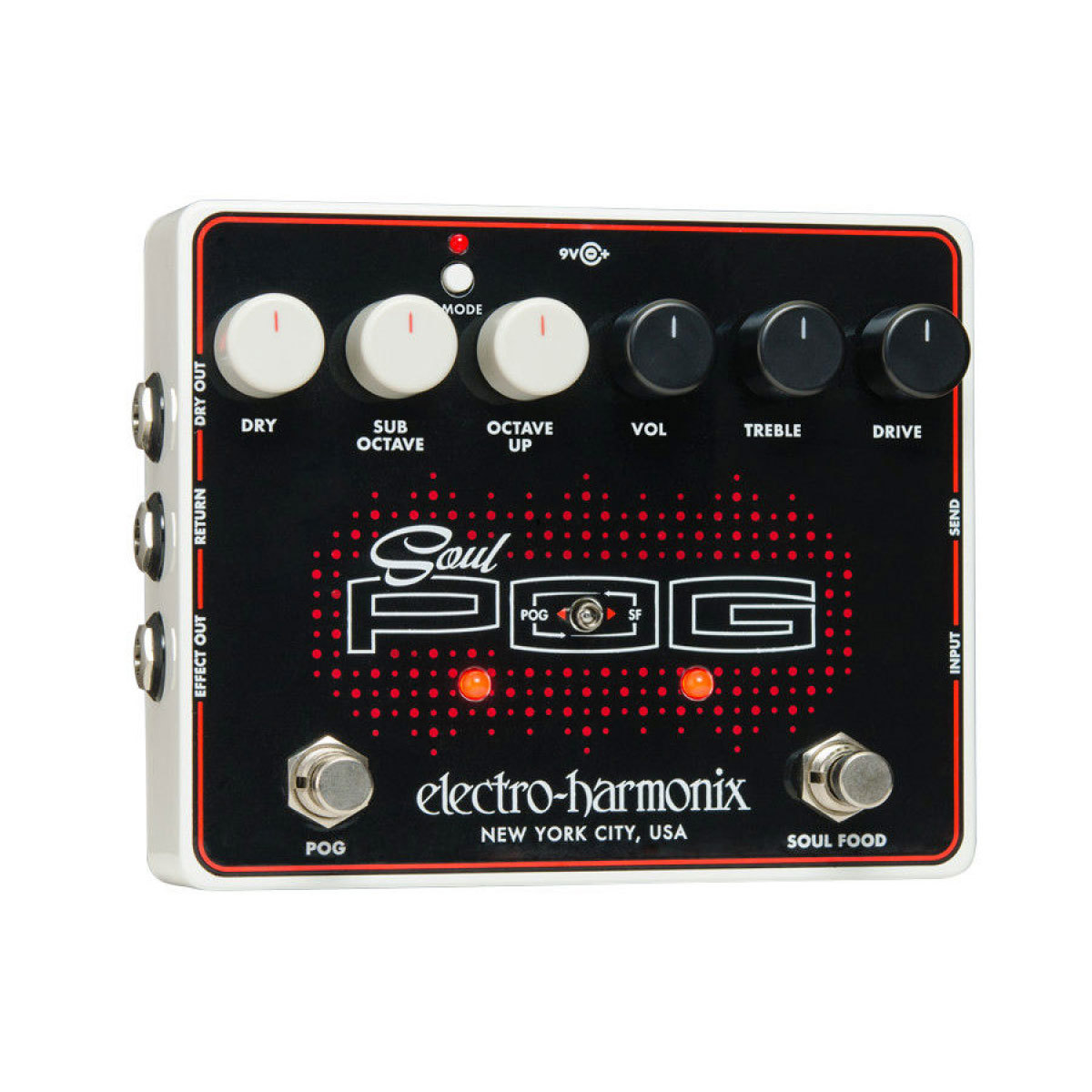 Image of Electro-Harmonix Soul POG Overdrive &amp; Polyphonic Octave Generator Pedal