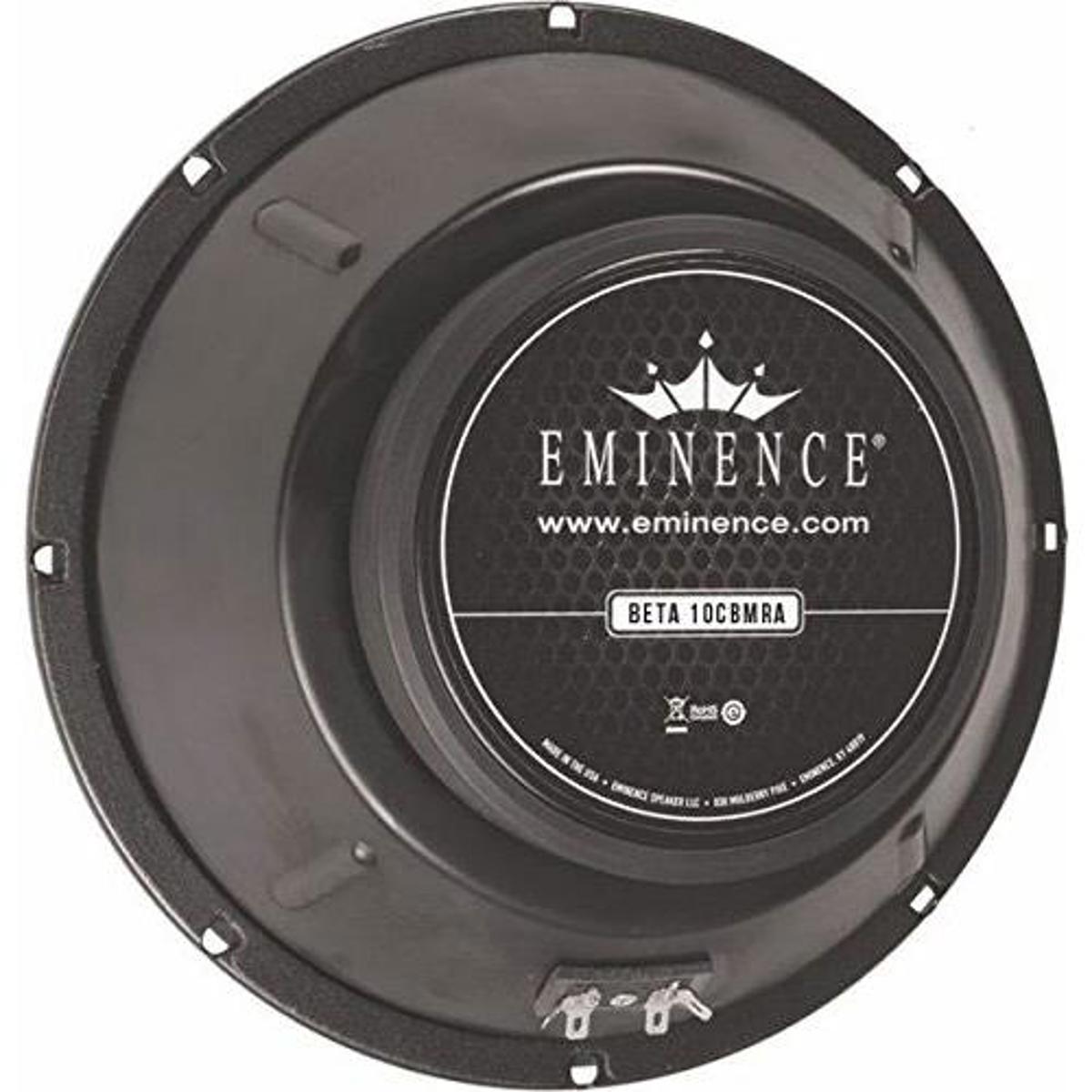 

Eminence Speakers Beta-10CBMRA 10" 200W Sealed Back Mid-Range Driver, 8 Ohm