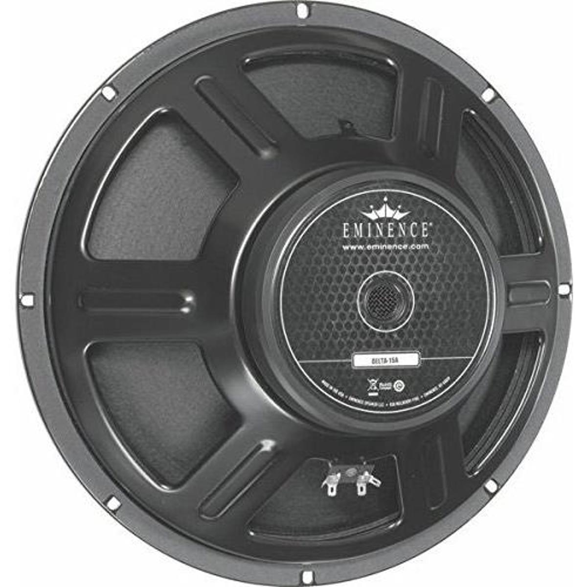 

Eminence Speakers Delta-15A 15" 400W Mid-Bass Speaker Driver, 8 Ohm