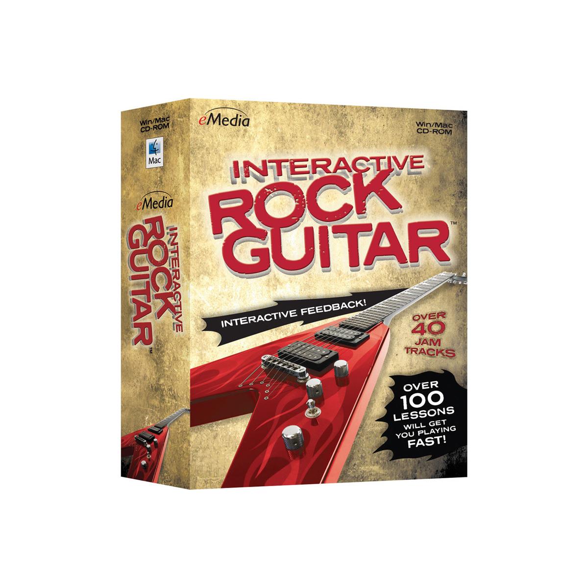 eMedia Interactive Rock Guitar Software for Mac, Electronic Download -  EG06111DLM