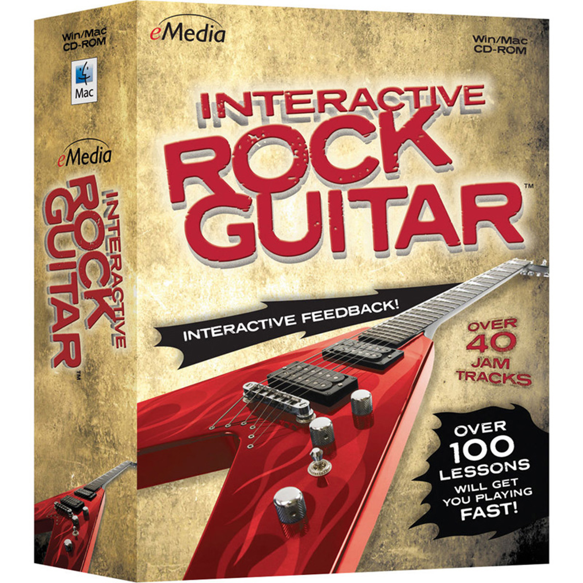 eMedia Interactive Rock Guitar Software for Mac, Electronic Download -  EG06111DLM