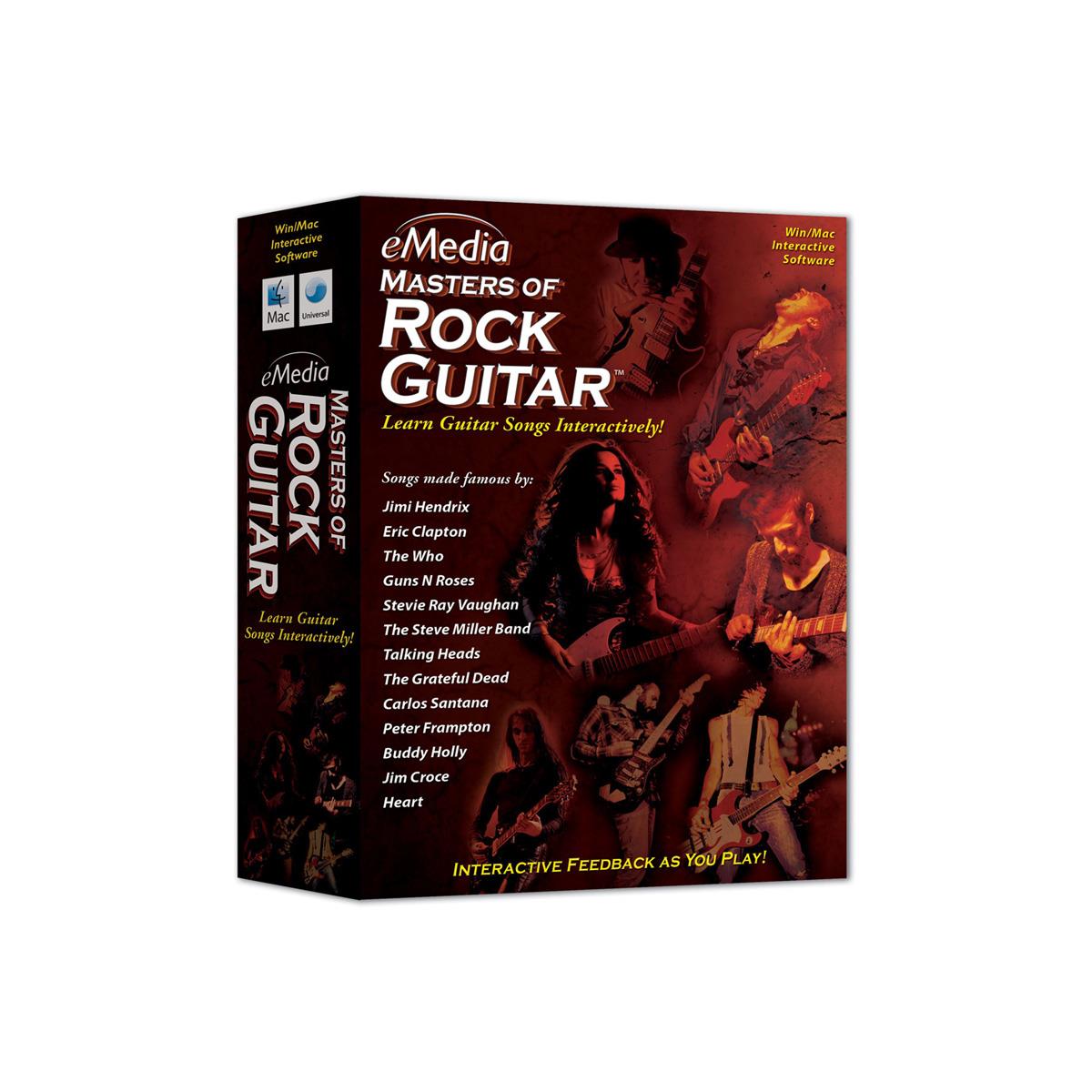 eMedia Masters of Rock Guitar Software for Mac, Electronic Download -  EG09141DLM