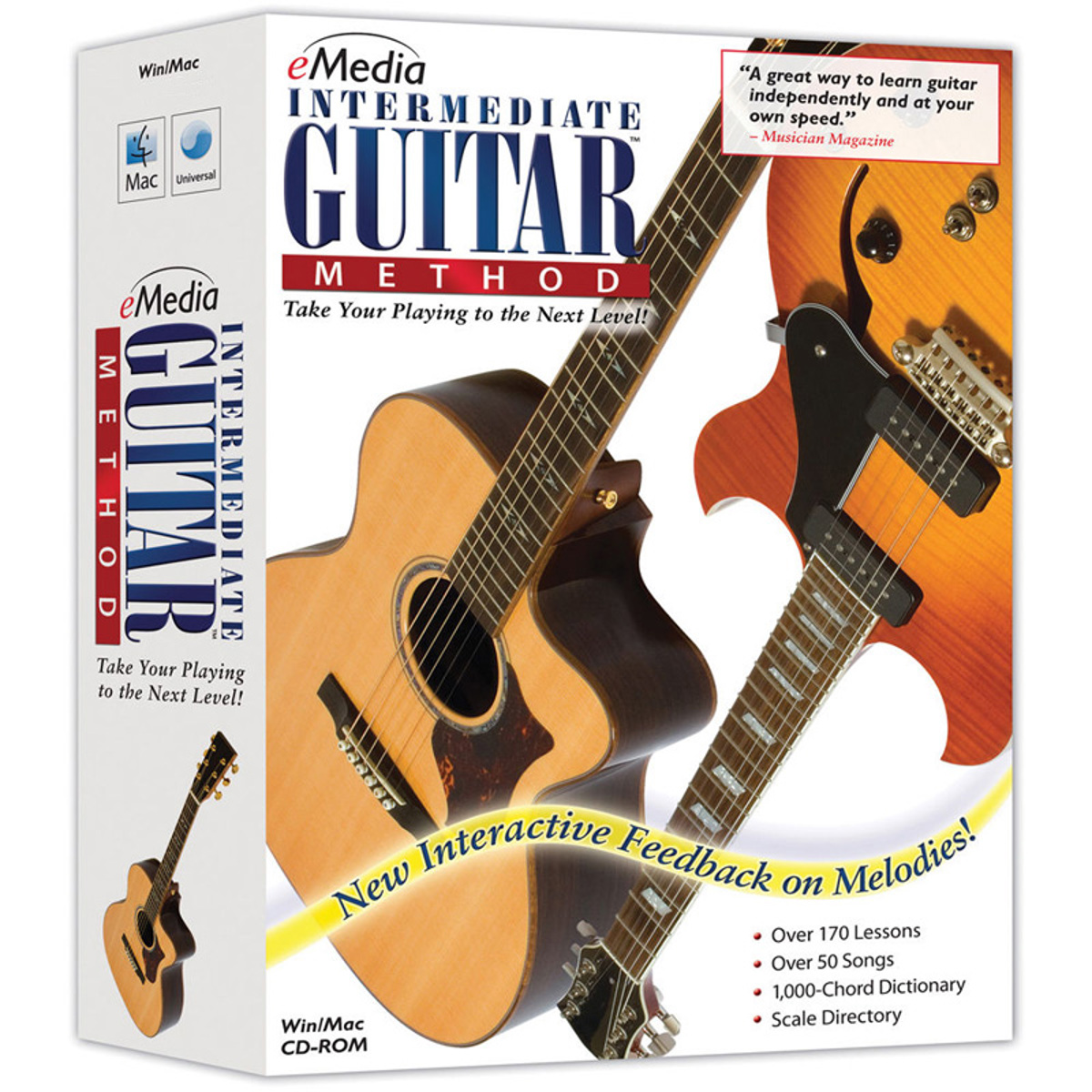 

eMedia Intermediate Guitar Method v3 Software for Mac, Electronic Download