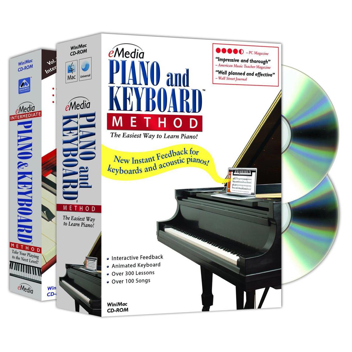 

eMedia Piano and Keyboard Method Deluxe for Windows/Macintosh, 2 CD-ROM Set