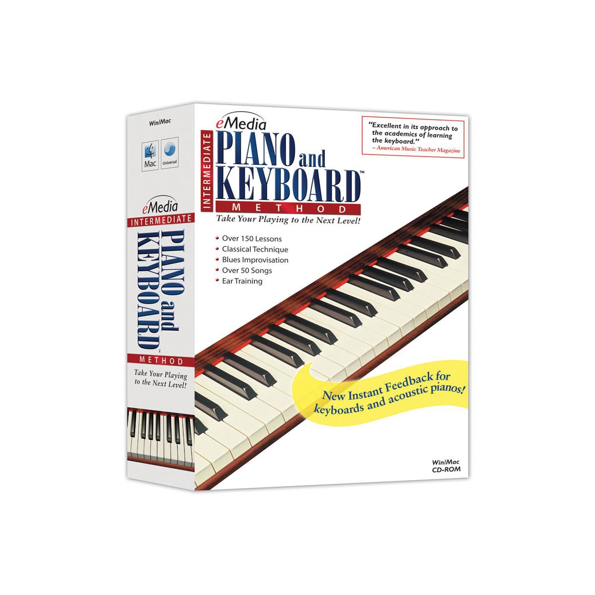eMedia Intermediate Piano & Keyboard Method v2 Software for Mac -  EK03121DLM