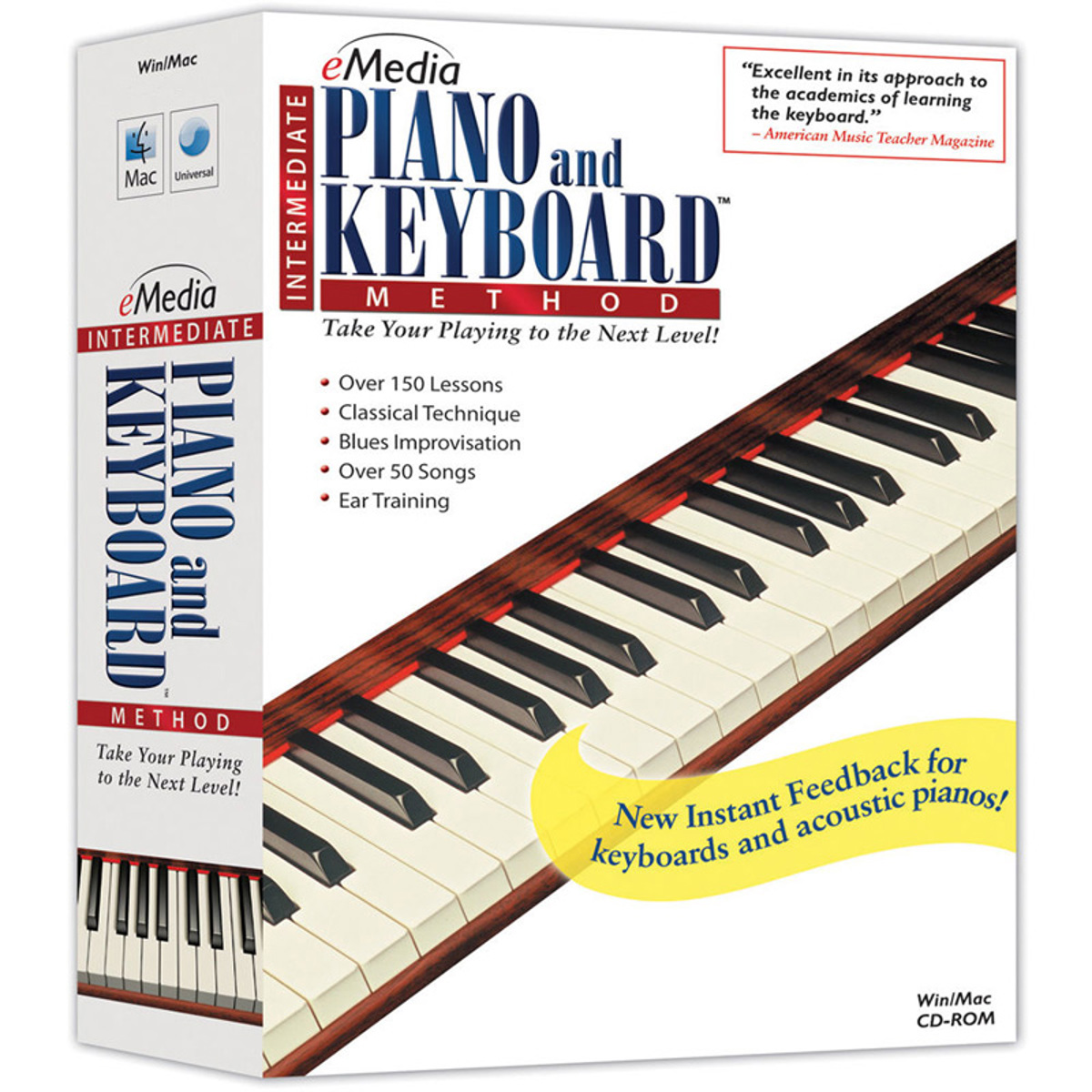 eMedia Intermediate Piano & Keyboard Method v2 Software for Mac -  EK03121DLM