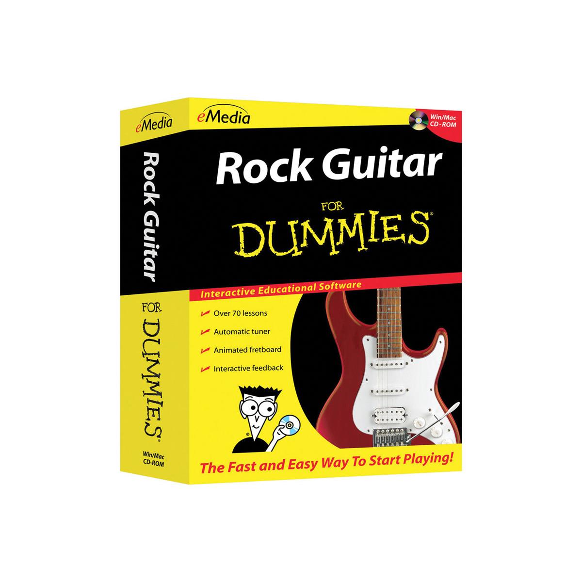 eMedia Rock Guitar For Dummies Software for Windows, Electronic Download -  FD06101DLW