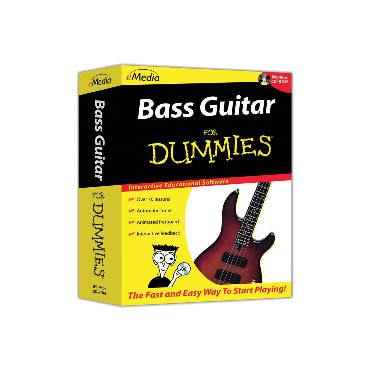 eMedia Bass Guitar For Dummies Software for Windows, Electronic Download -  FD07101DLW