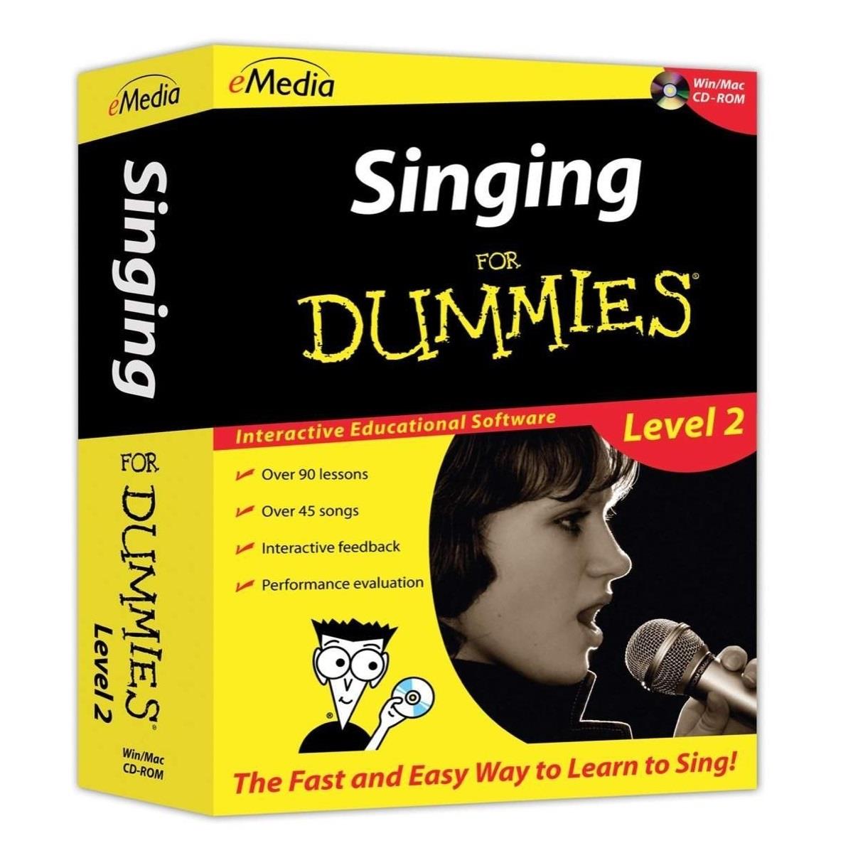 eMedia Singing For Dummies Level 2 Software for Mac, Electronic Download -  FD09144DLM