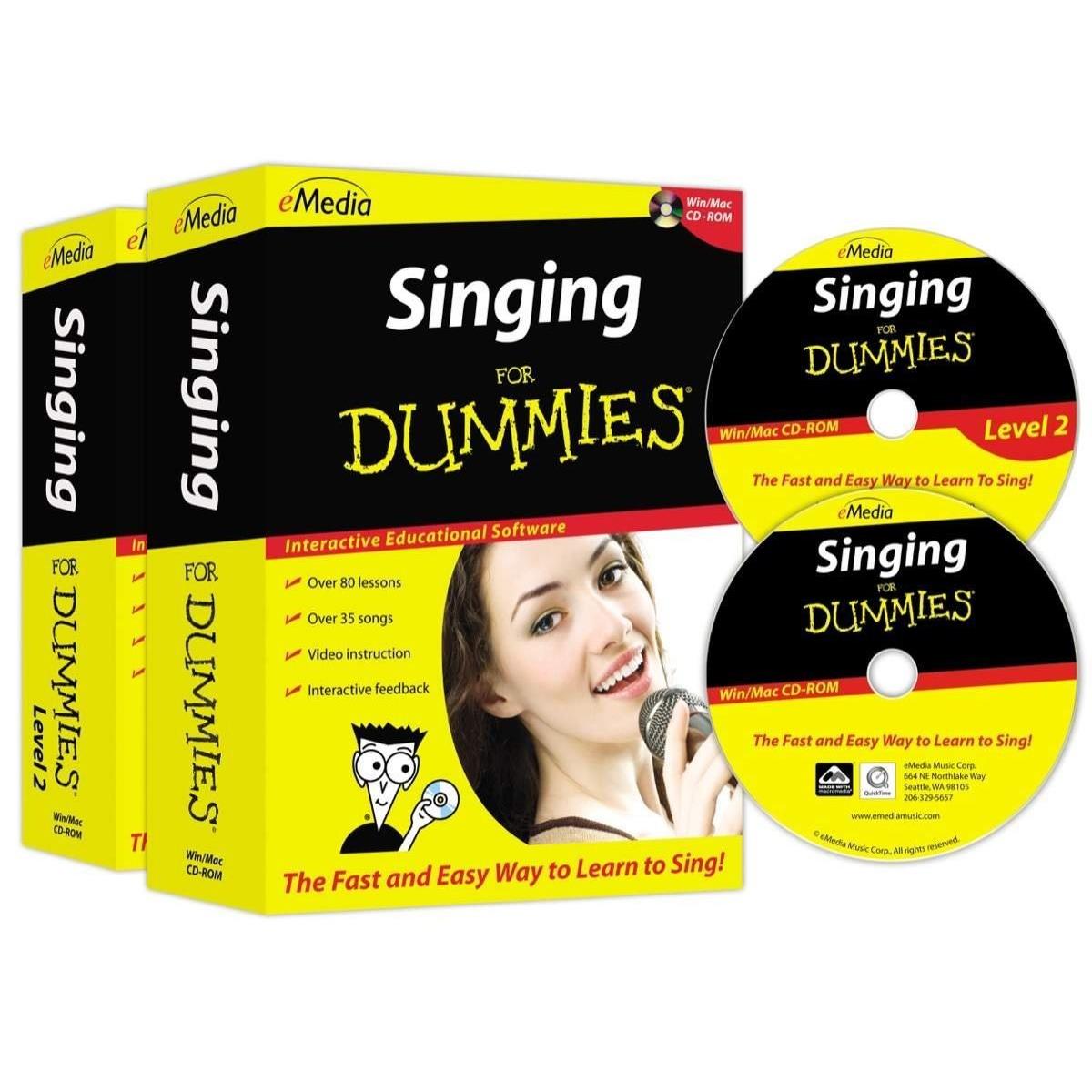 eMedia Singing For Dummies Deluxe Software, CD-ROM -  FD09149