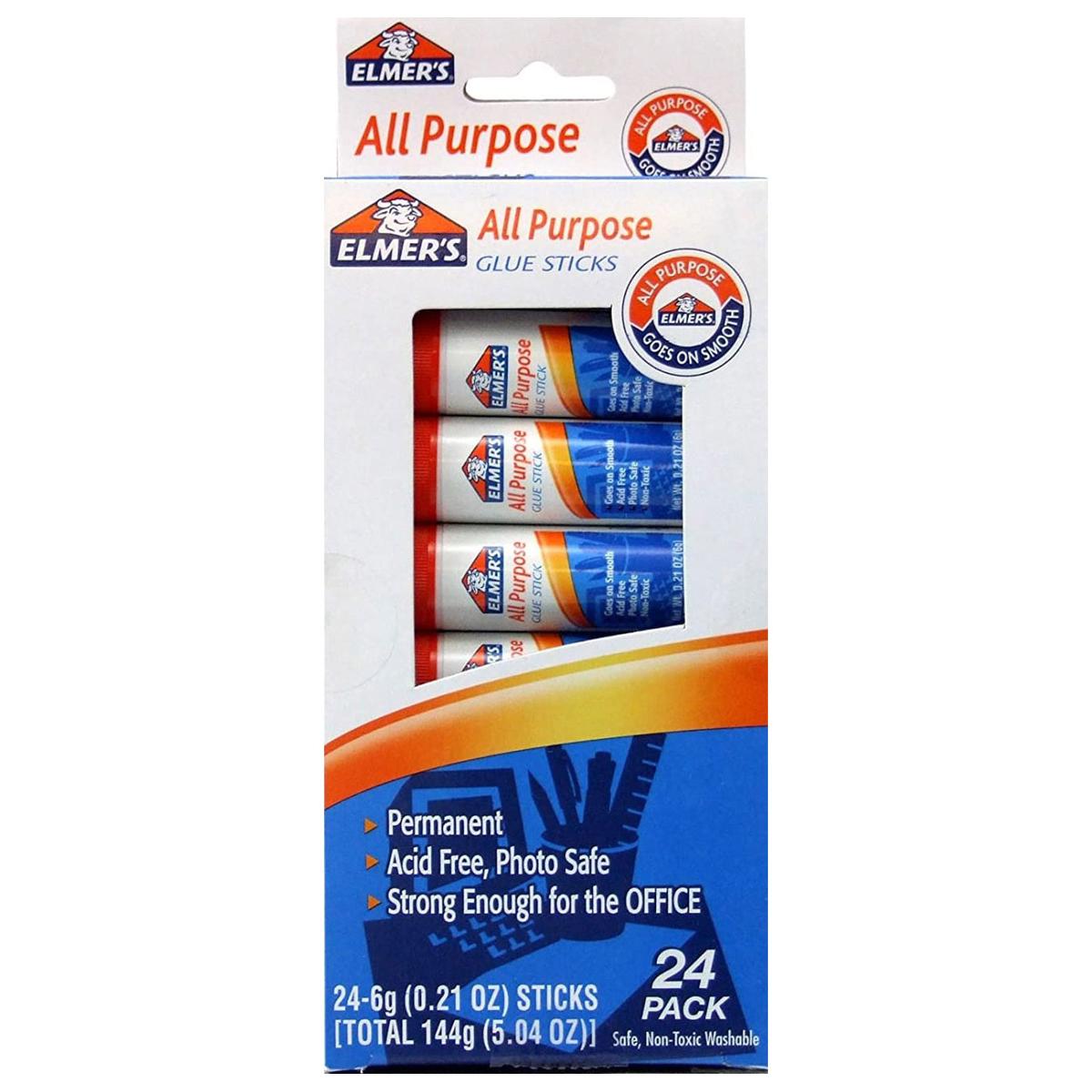 

Elmer's All-Purpose Glue Stick, 24 Pack
