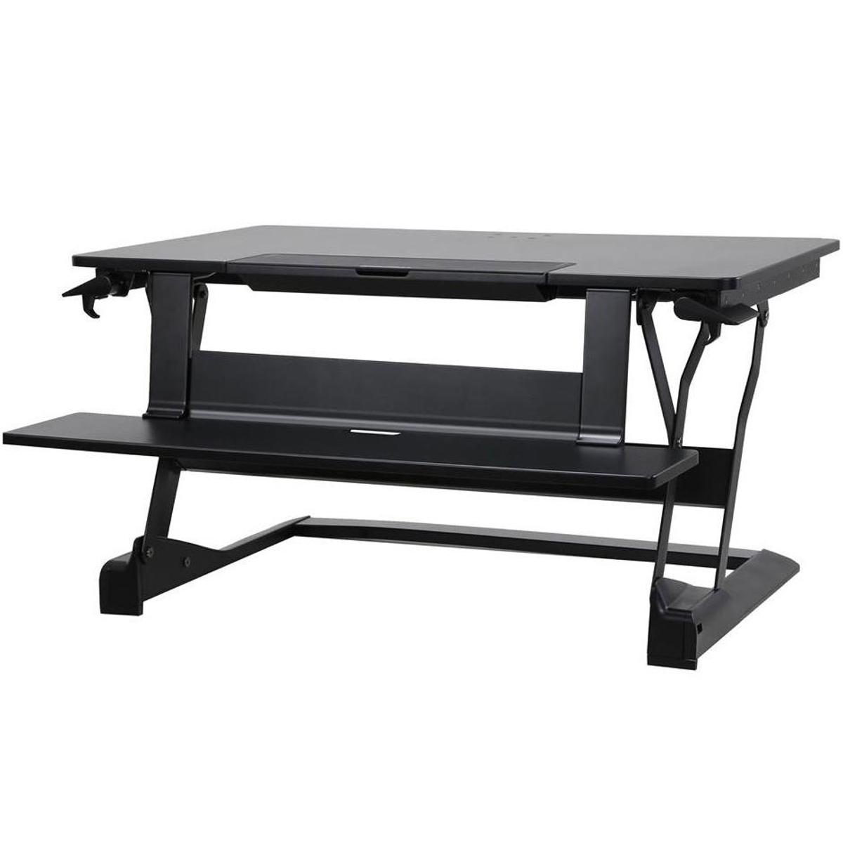 

Ergotron WorkFIT-TLE Sit-Stand Desktop Work Station, Black
