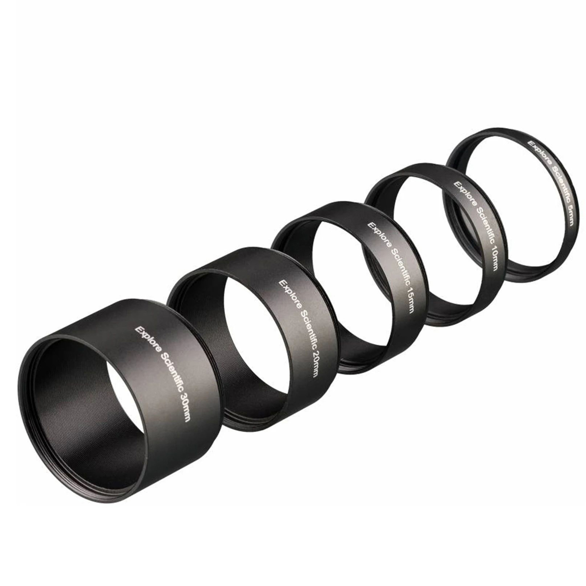 

Explore Scientific M48x0.75 Extension Ring Set, Black