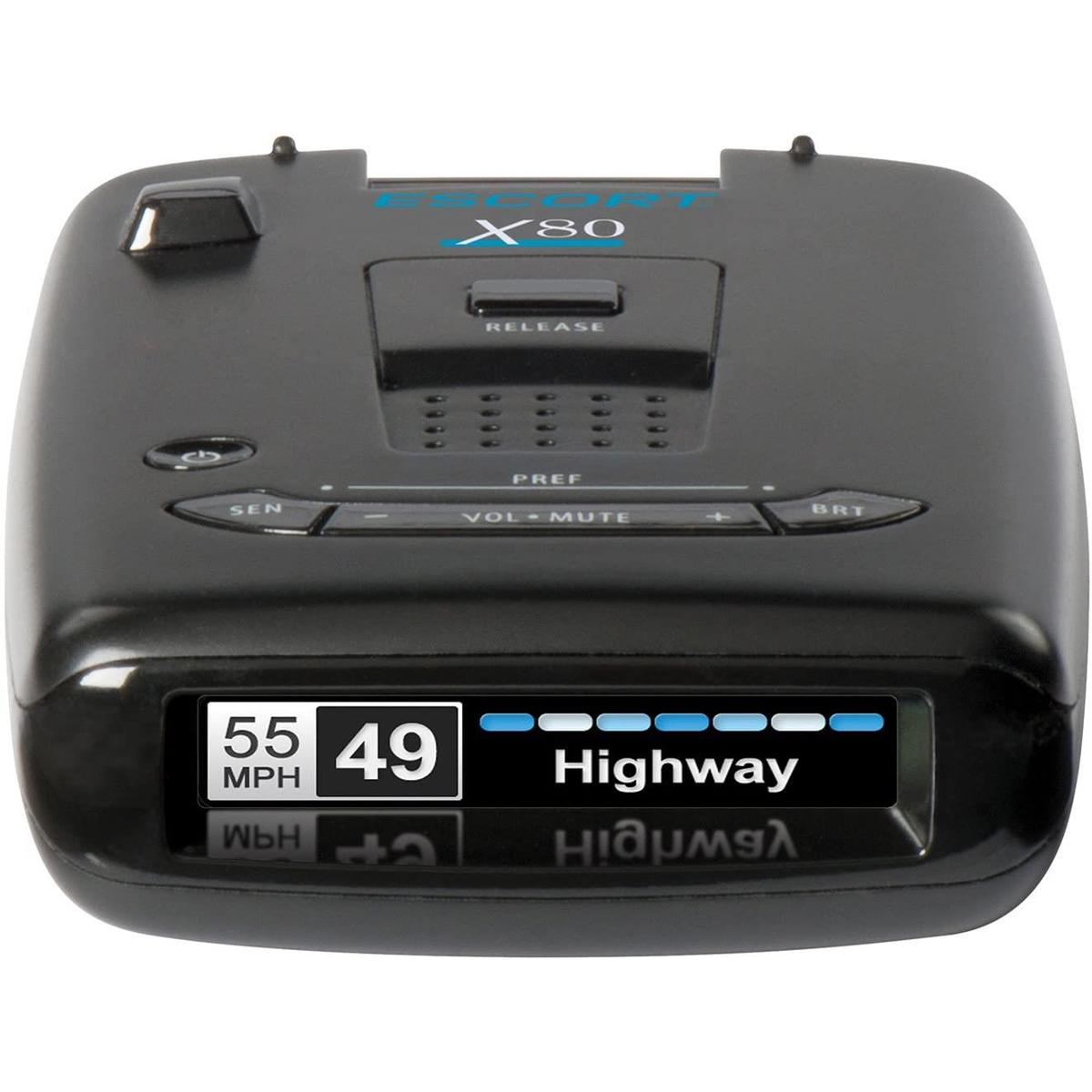 

Escort X80 Long Range Laser Radar Detector with Bluetooth, Black