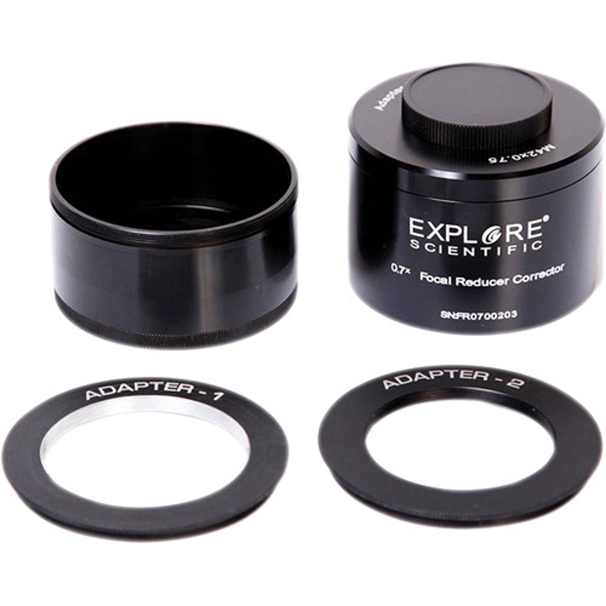 

Explore Scientific 3" Field Flattener and 7" Focal Reducer with 2" Adapter