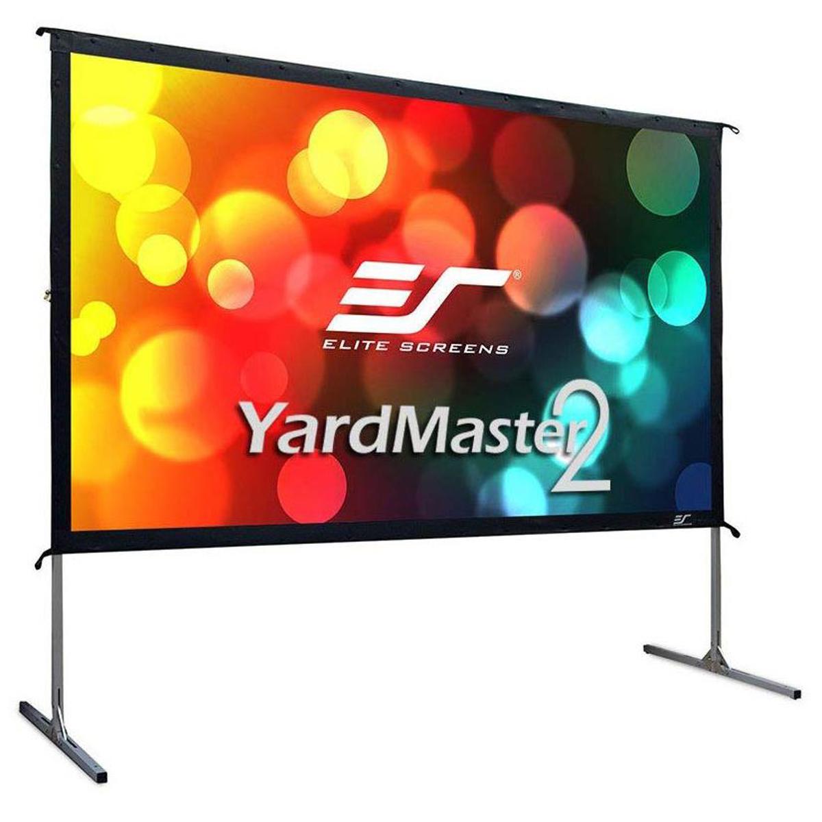 

Elite Screens Yard Master 2 100" Ultra HD 3D Outdoor Projection Screen, Stand