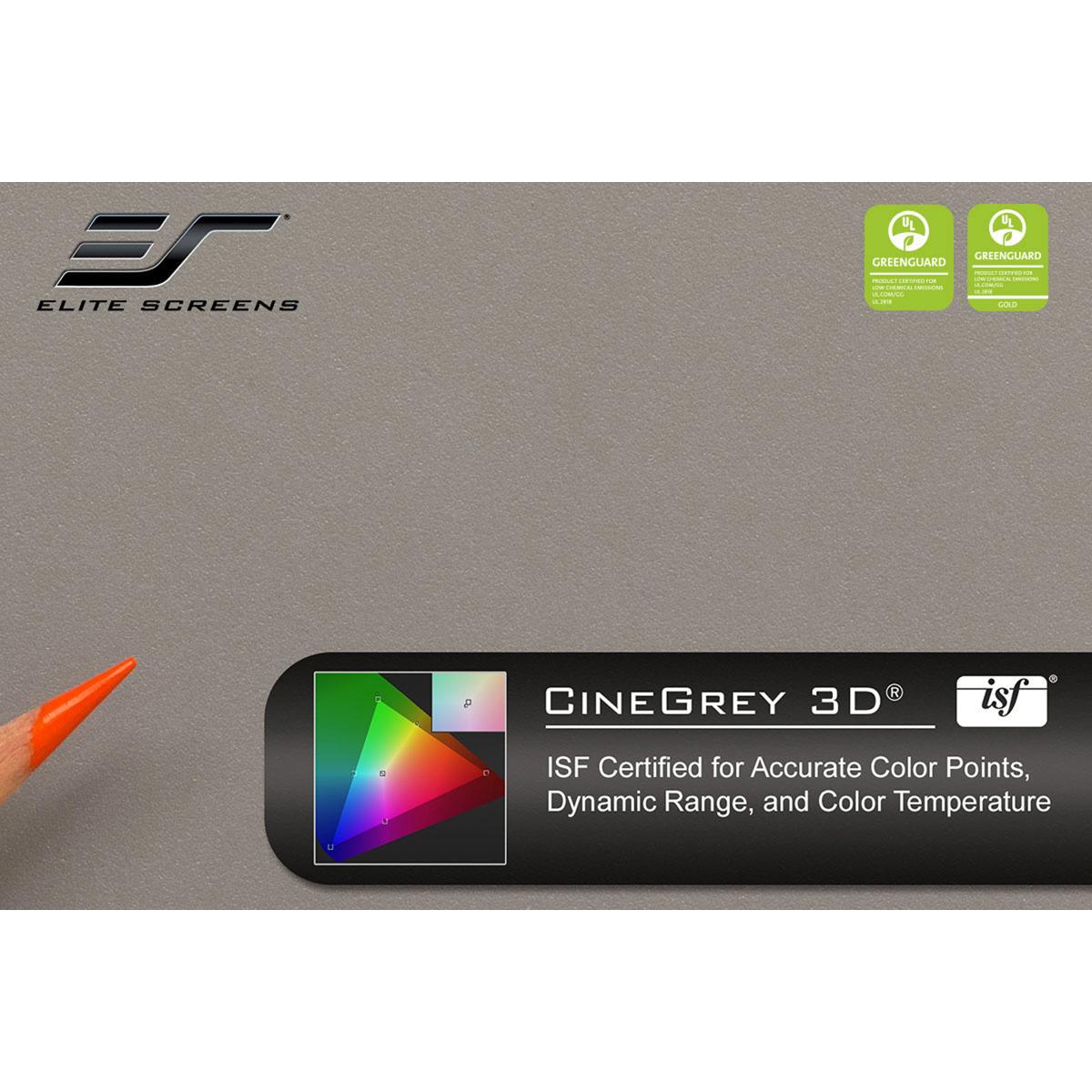 

Elite Screens CineGrey 3D 135" Front Projection Screen Material, 66x117.3"