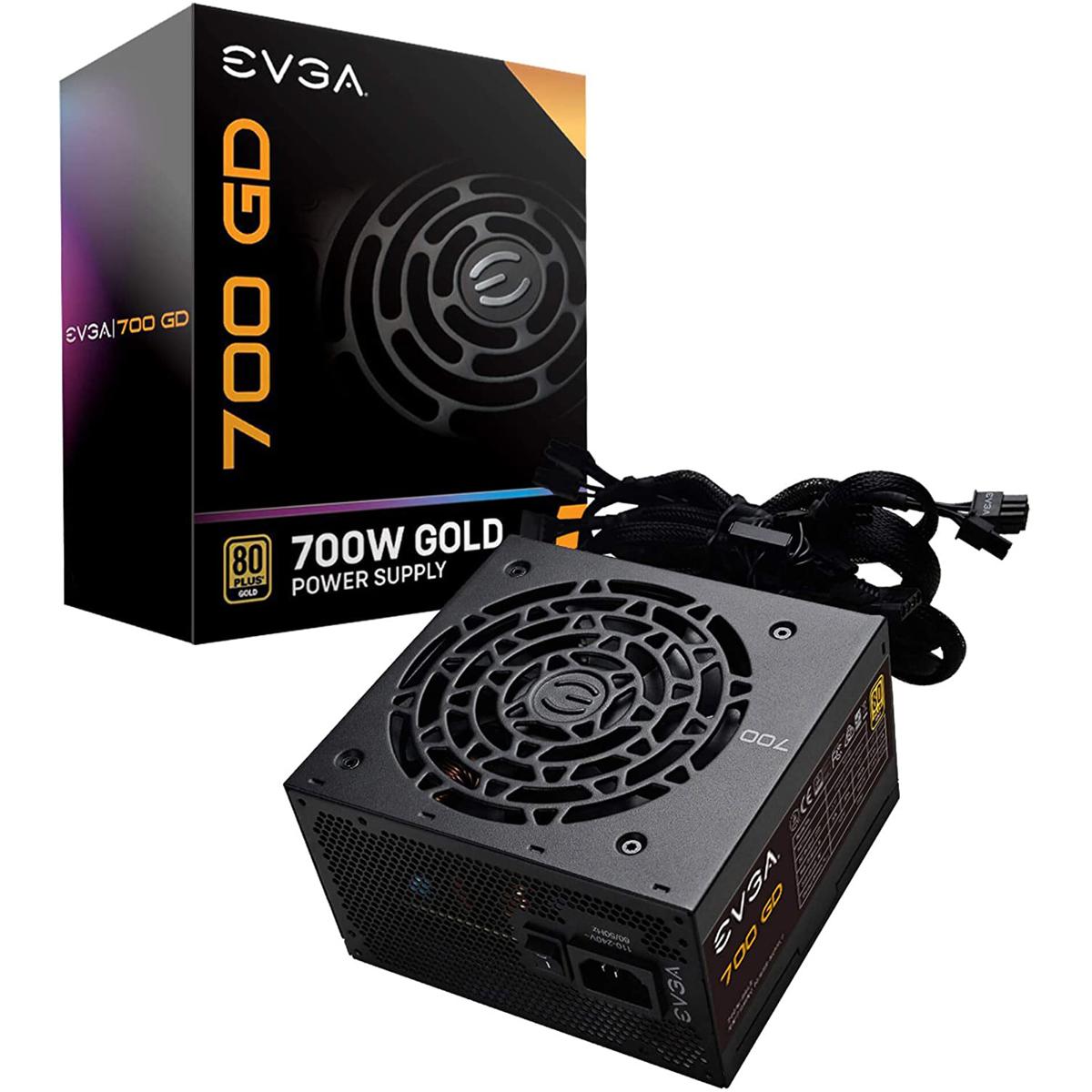 

EVGA 700W GD Non-Modular Power Supply, 80 Plus Gold Efficiency