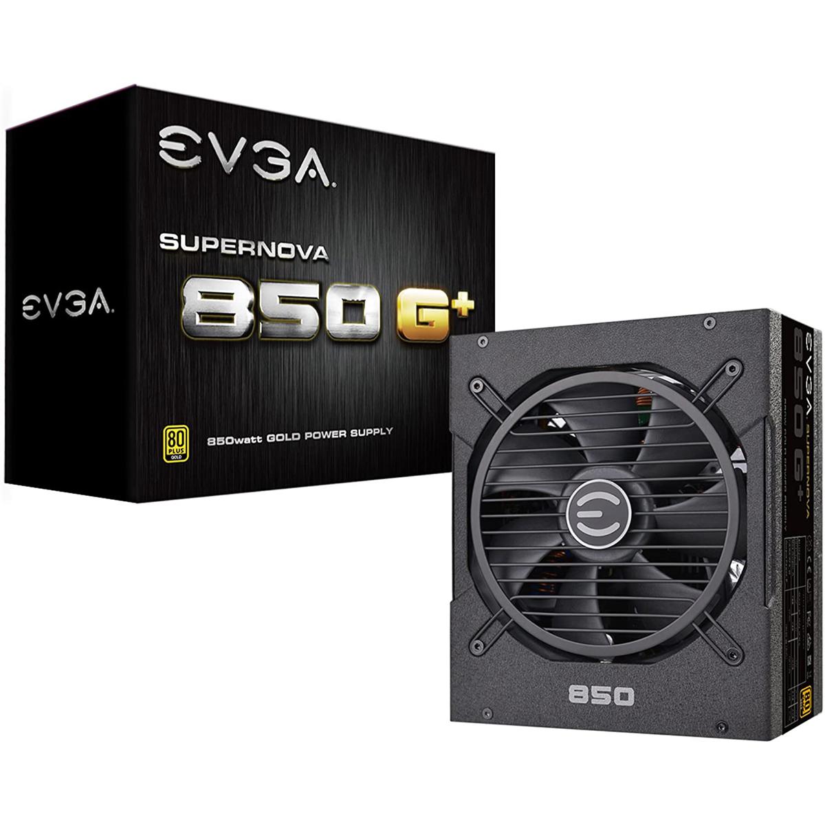 

EVGA SuperNOVA 850W G+ Fully-Modular Power Supply, 80 Plus Gold Efficiency