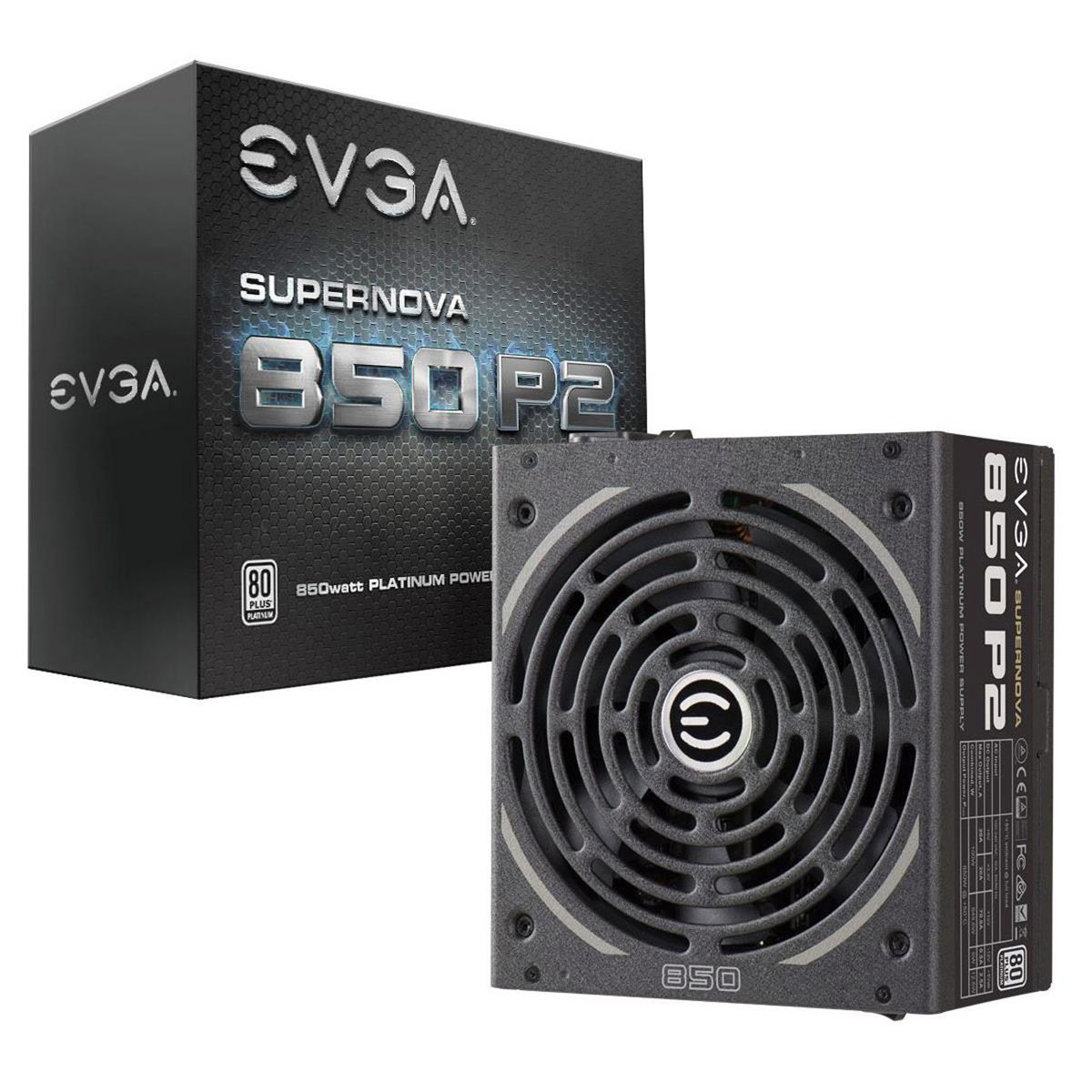 

EVGA SuperNOVA 850W P2 Power Supply, Platinum Efficiency