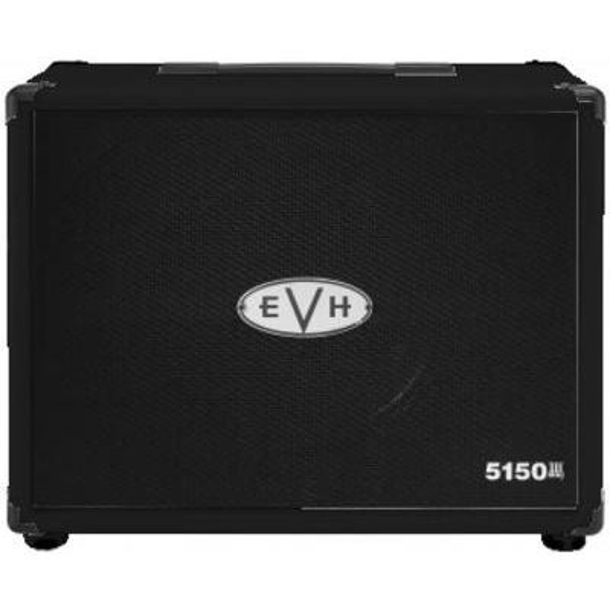 EVH 5150III 1x12 30W Straight Cabinet, Black The new EVH 5150III 2x12 and 1x12 cabinets are the perfect companions for the new EVH 5150III 50-Watt Head, delivering pure EVH sound and power in a compact package. The 5150III 1x12 cabinet is rated at 16 ohms and is loaded with a Celestion G12H 30W Anniversary Series speaker; it is exactly 25 percent of the cubic size (by volume) of its 4x12 big brother and is available in black and ivory.